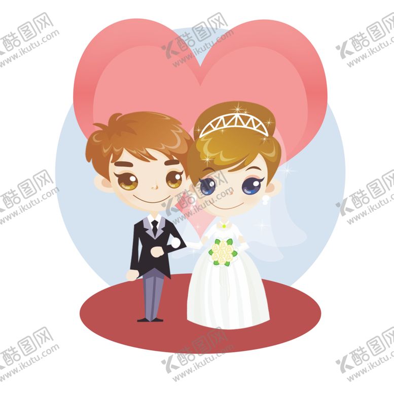 编号：85200609230741511796【酷图网】源文件下载-新郎新娘