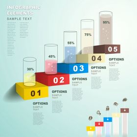 编号：23096809240714407620【酷图网】源文件下载-阶梯商务信息图