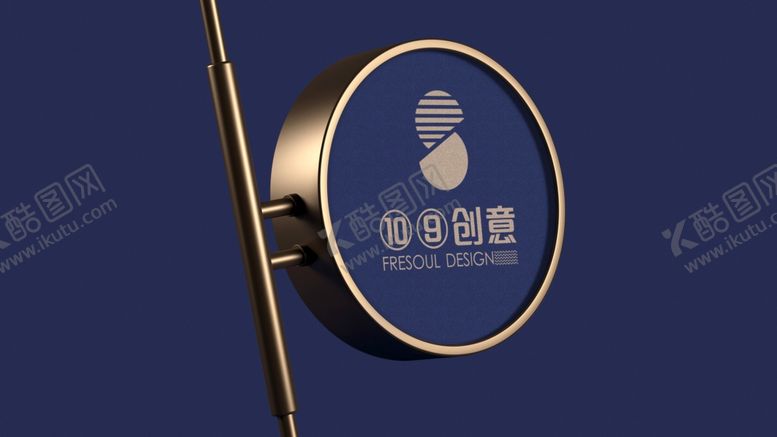 编号：95253010101644023918【酷图网】源文件下载-门牌样机