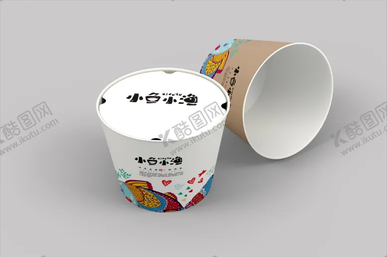 编号：85967310021045365217【酷图网】源文件下载-外卖打包桶样机
