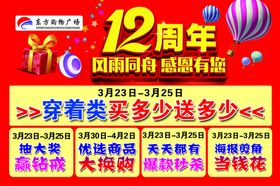 周年店庆手举牌