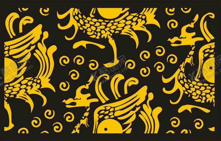 编号：93274201300633003903【酷图网】源文件下载-古典传统花纹 