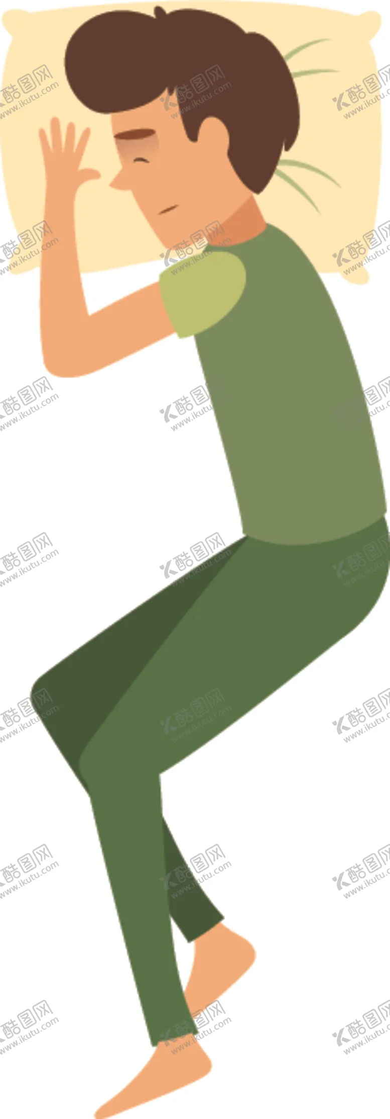 编号：61943707141005102130【酷图网】源文件下载-睡觉姿势