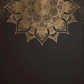 金色古典花纹