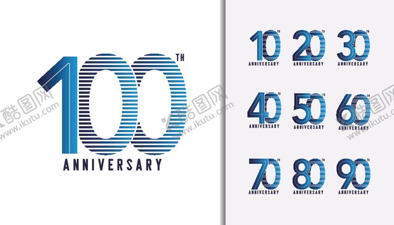 编号：71026009160247143408【酷图网】源文件下载-周年庆数字