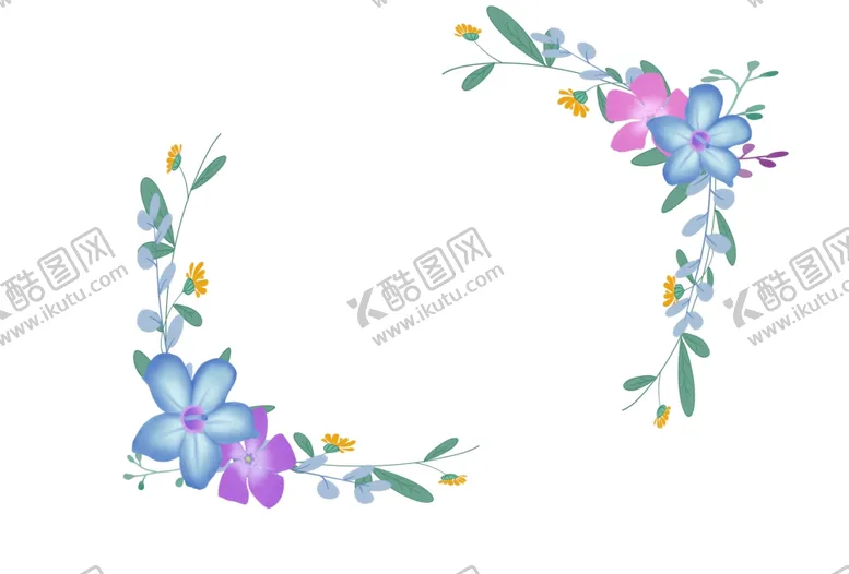 编号：34698003191448237199【酷图网】源文件下载-花卉插画背景素材图