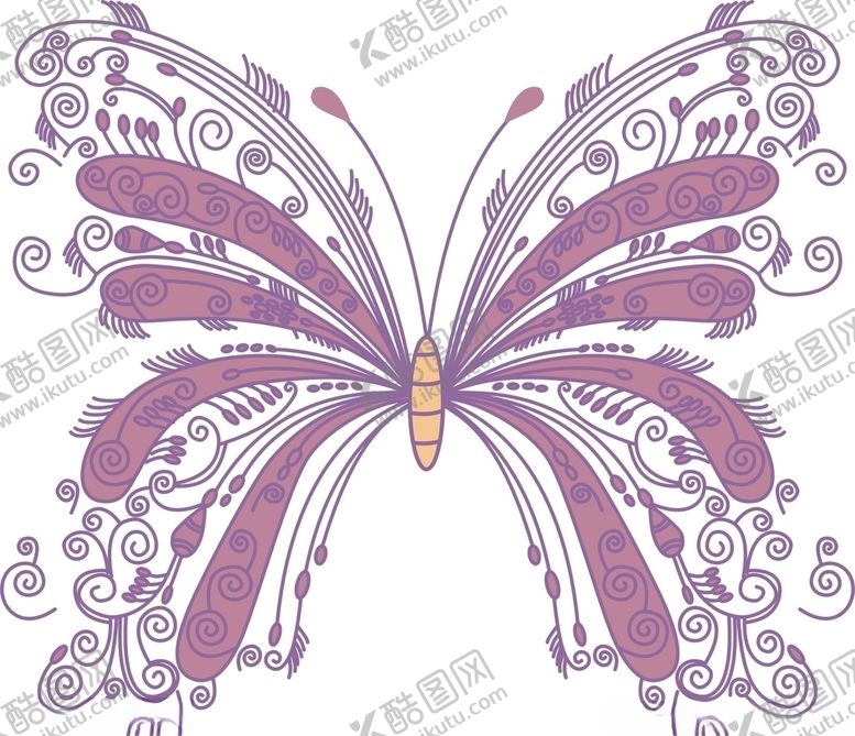 编号：62524809171903273700【酷图网】源文件下载-紫色的蝴蝶