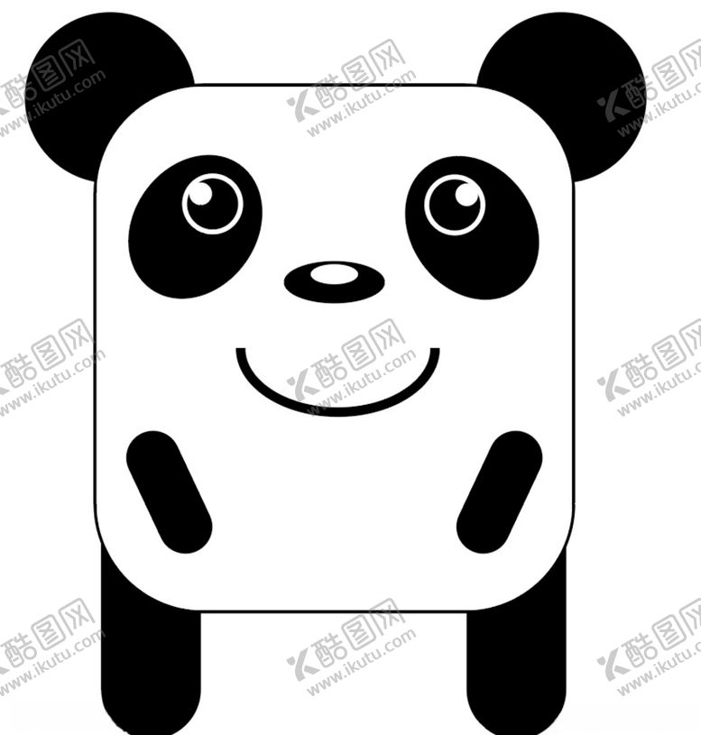 编号：21774609241255543486【酷图网】源文件下载-熊猫矢量AI