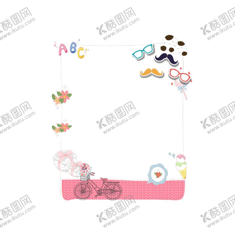 编号：61961907141342143422【酷图网】源文件下载-卡通边框简洁边框