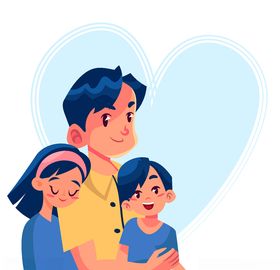 休闲办公卡通矢量插画