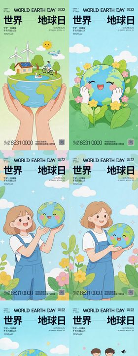 世界地球日海报