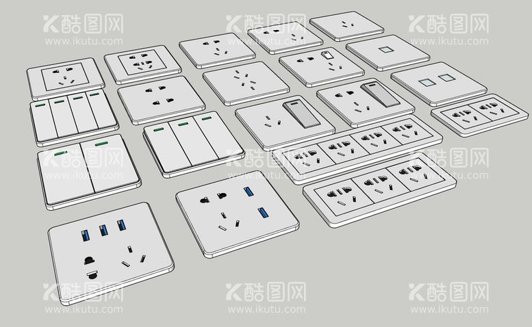 编号：61133011251759147347【酷图网】源文件下载-插座开关