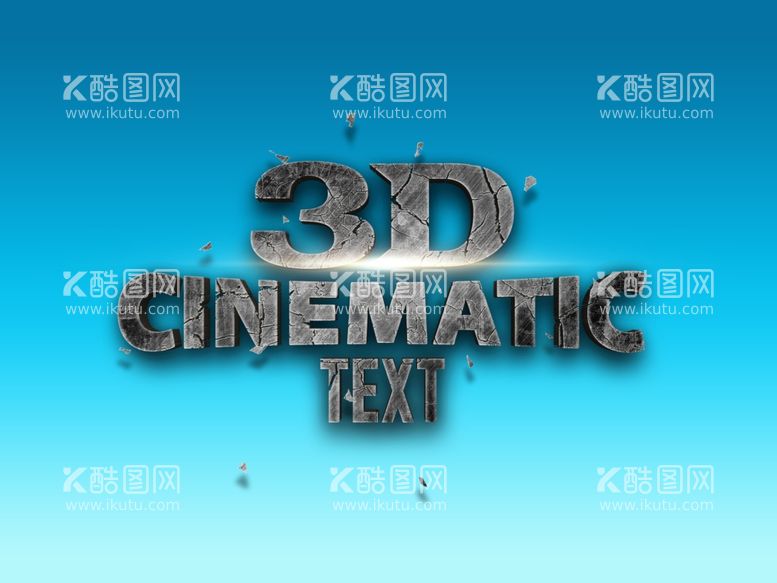 编号：74218912161303064815【酷图网】源文件下载-3D立体字