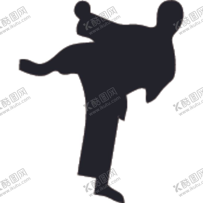 编号：20900106270318498566【酷图网】源文件下载-武术格斗剪影