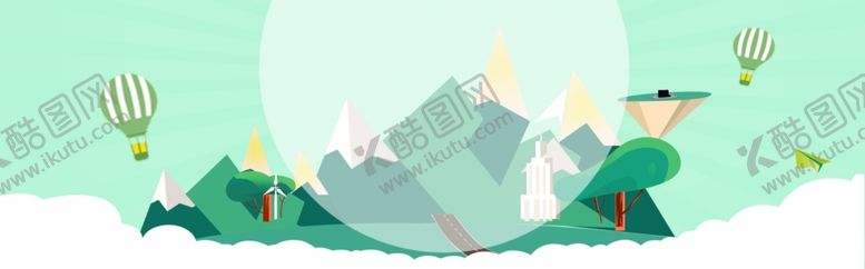 编号：79775302091221255423【酷图网】源文件下载-绿色植物banner