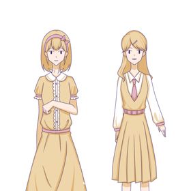 动漫人物男女插画