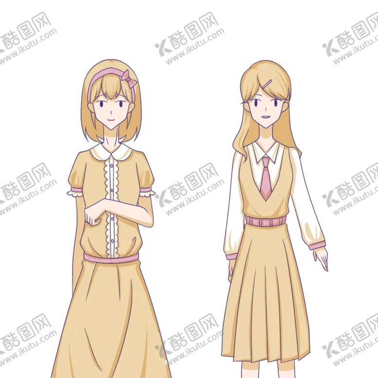 编号：73712807020123038763【酷图网】源文件下载-动漫人物男女插画