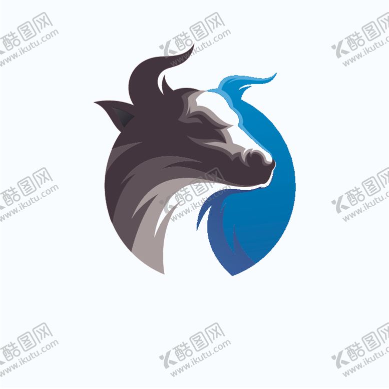 编号：53137309280906279416【酷图网】源文件下载-牛头标志
