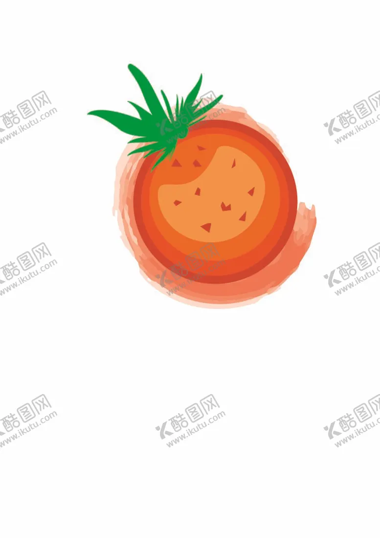 编号：97380410021742576783【酷图网】源文件下载-水果橙子插画设计