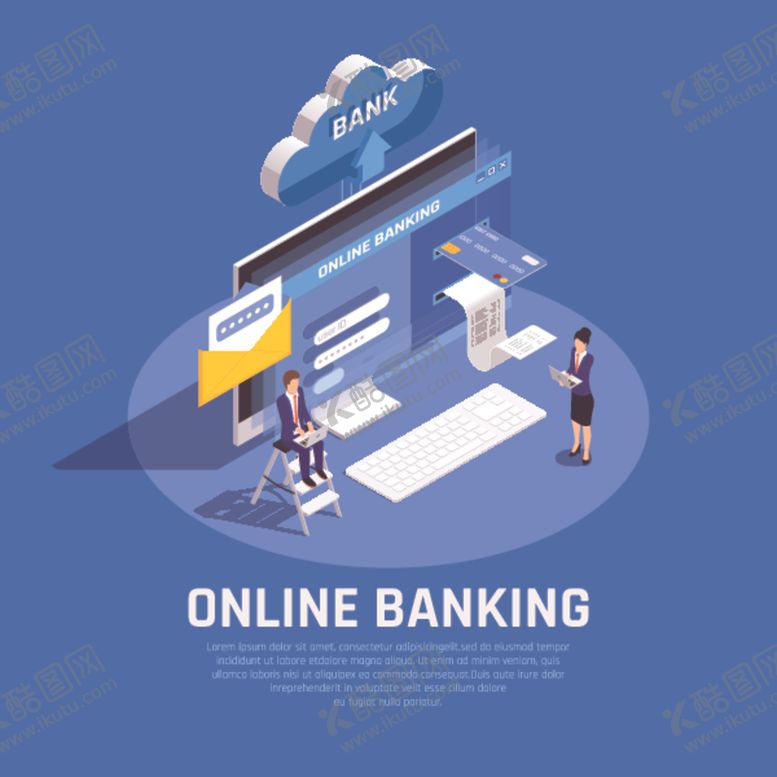 编号：44098810280718371503【酷图网】源文件下载-创意互联网金融支付插画设计