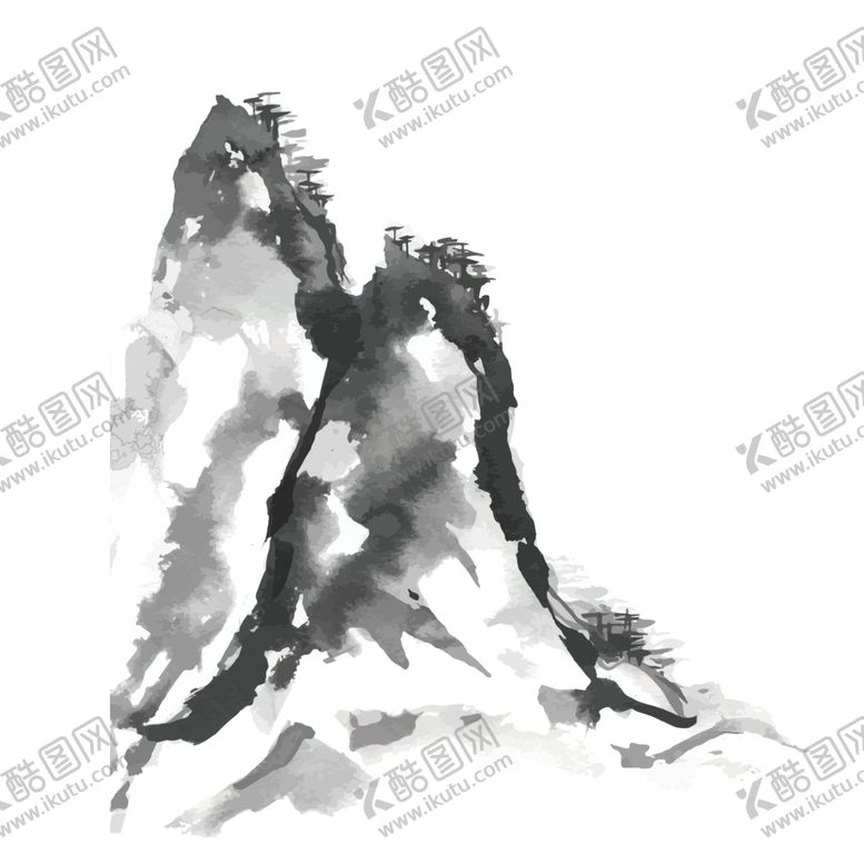 编号：83476706160702185578【酷图网】源文件下载-水墨山水素材
