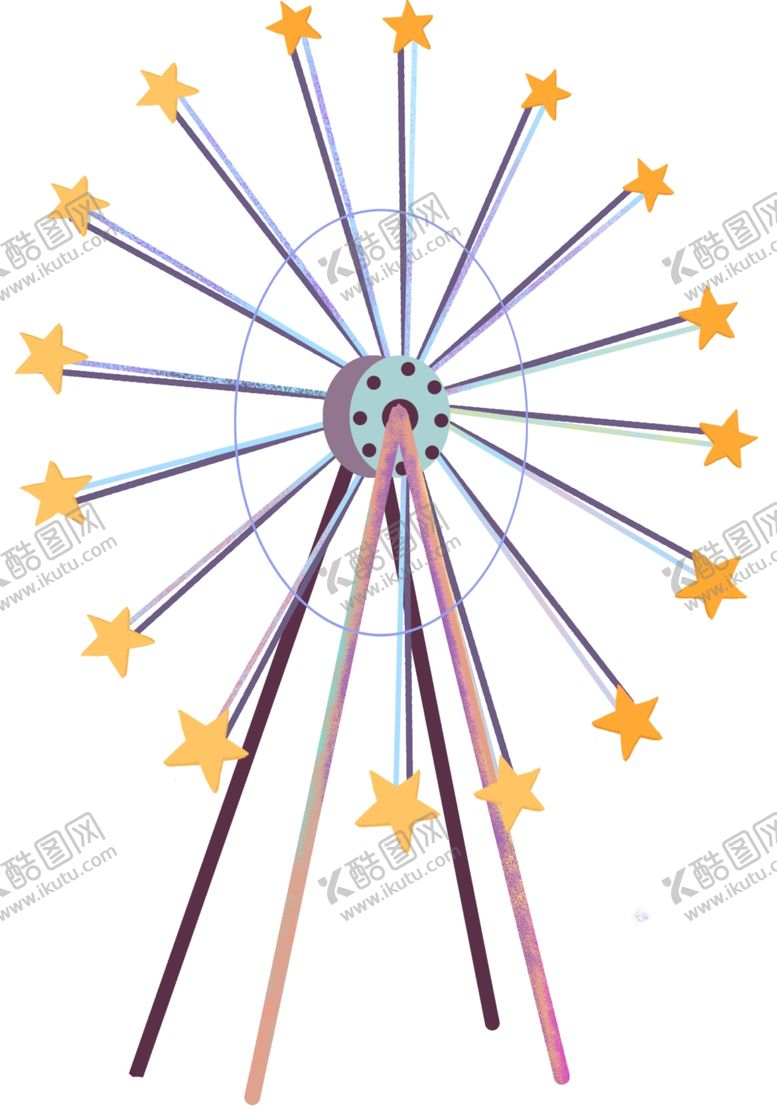 编号：87419209200528259064【酷图网】源文件下载-卡通摩天轮