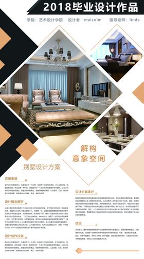 毕业设计展板