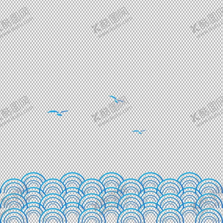 编号：28486602070054389634【酷图网】源文件下载-卡通海浪           