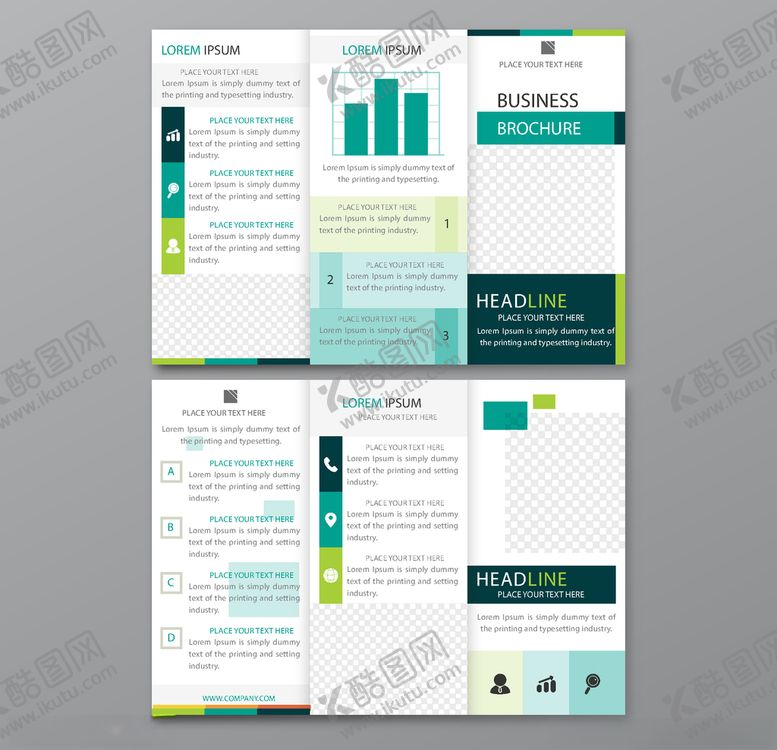 编号：42776710071632186243【酷图网】源文件下载-企业三折页