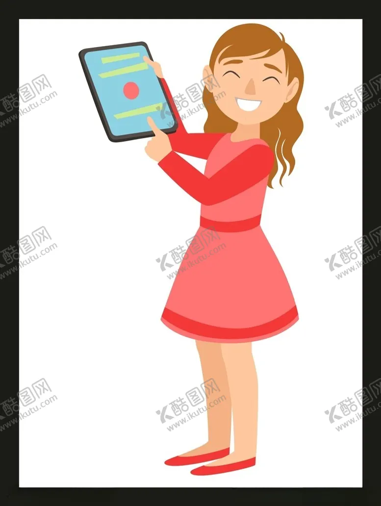 手绘卡通女孩动画动画