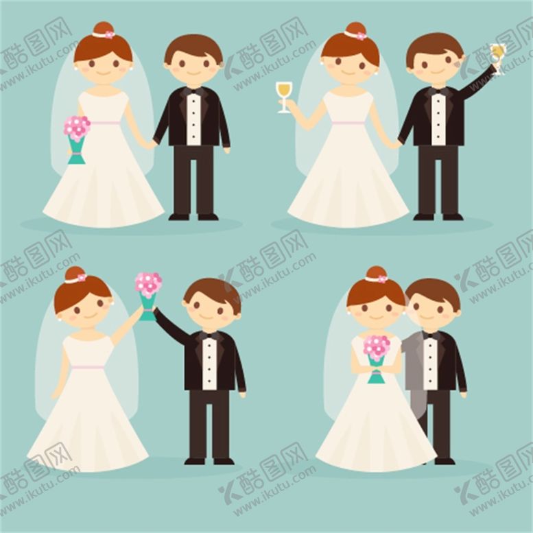 编号：91008101311503267467【酷图网】源文件下载-卡通婚礼
