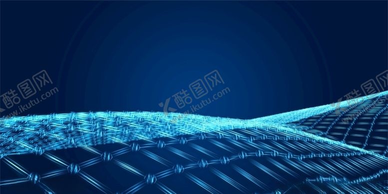 编号：91795805180049597034【酷图网】源文件下载-科技粒子背景
