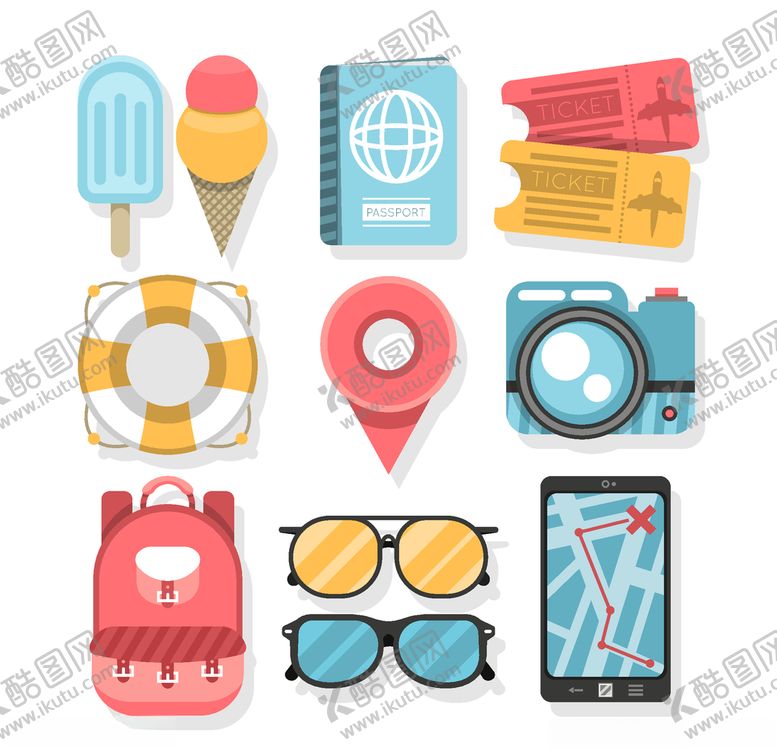 编号：75742407040704517975【酷图网】源文件下载-旅行元素