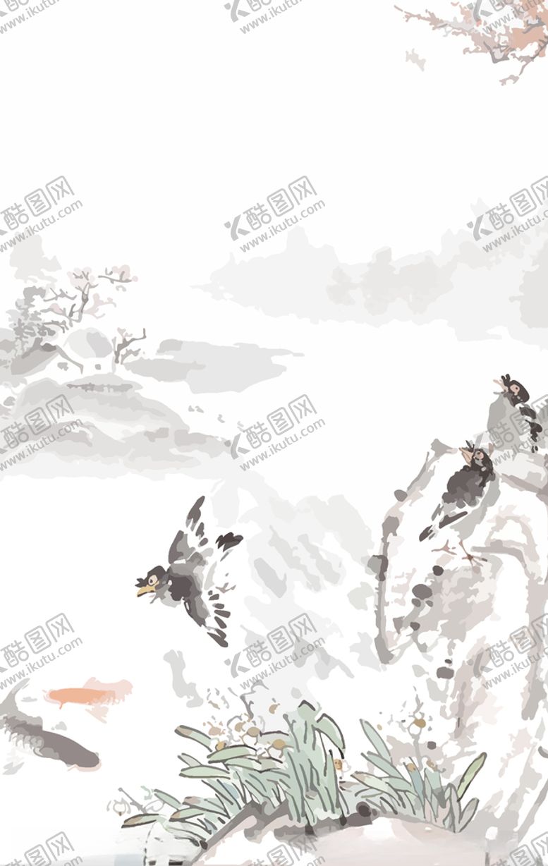 编号：53956807050653563680【酷图网】源文件下载-水墨元素