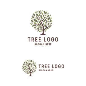 叶子图标彩色时尚logo公司logo商设计
