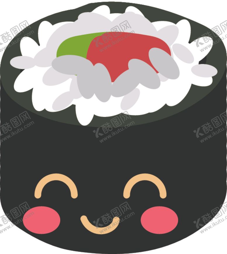 编号：41160510041741597174【酷图网】源文件下载-卡哇伊美食