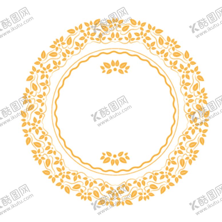 编号：53403610312121228176【酷图网】源文件下载-创意金色花纹图案设计