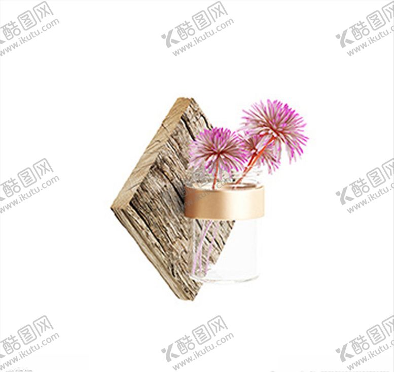编号：53968004191607277917【酷图网】源文件下载-C4D模型悬挂式花瓶挂壁