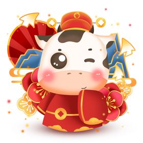 卡通牛