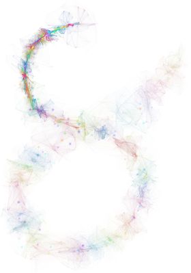 彩虹波浪线条图片