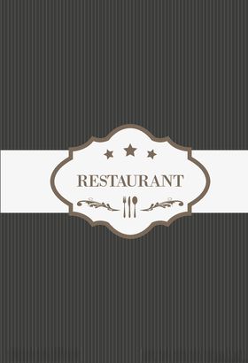 菜单彩页宣传模板