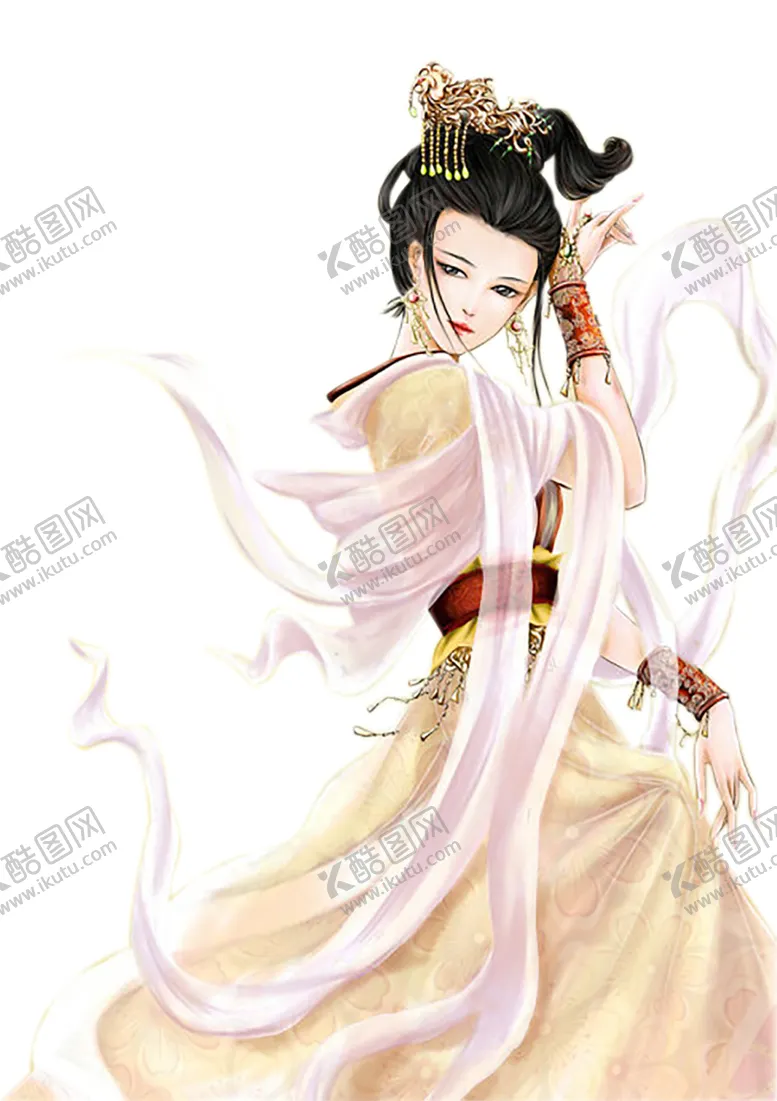 编号：13178101260133391079【酷图网】源文件下载- 古装帅哥美女插画图片