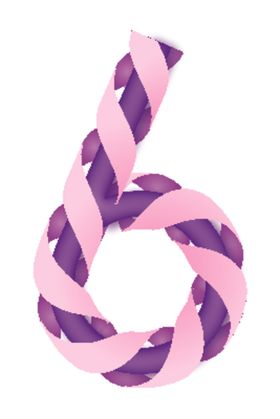 条纹数字素材数字设计字体设
