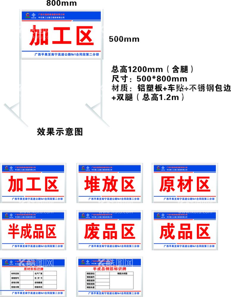 编号：87575612081132103817【酷图网】源文件下载-原材料标识牌