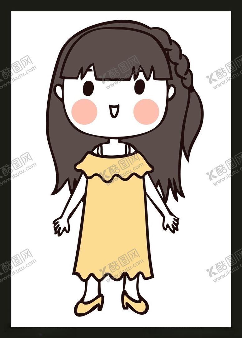 编号：87611702180945085401【酷图网】源文件下载-手绘女孩女人