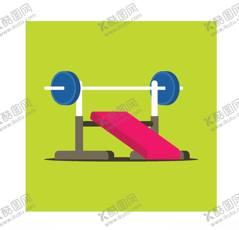 编号：87780209161716389443【酷图网】源文件下载-杠铃健身凳