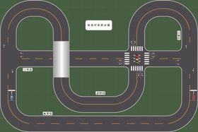 遥控竞技安全行车积分赛场地