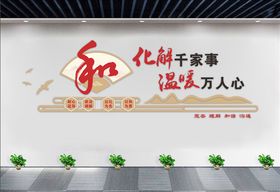 社区调解文化墙小区调解文化墙