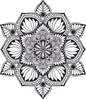曼陀罗花纹