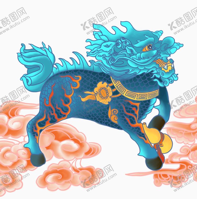 编号：13994111230943056513【酷图网】源文件下载-手绘神兽